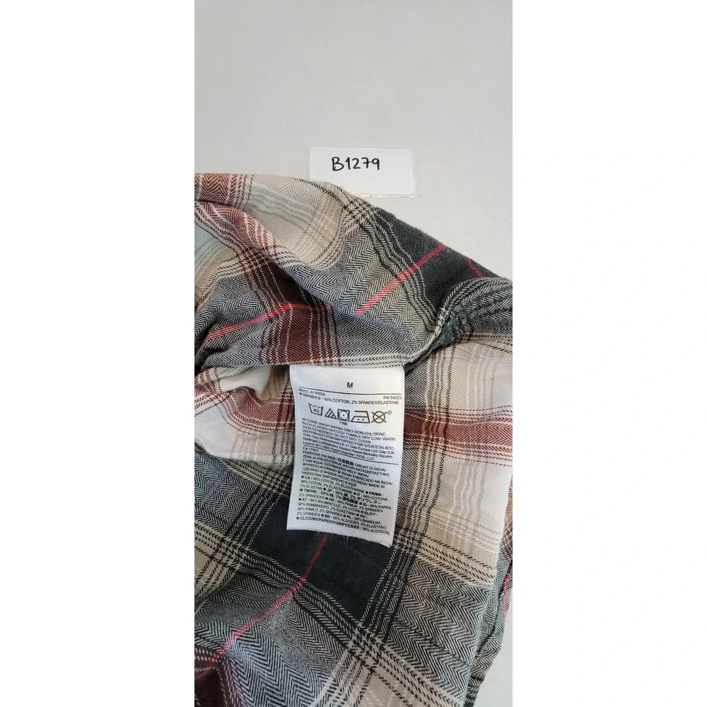Banana Republic Slim Fit Plaid Long Sleeve Button‎ Down Shirt Men's Medium